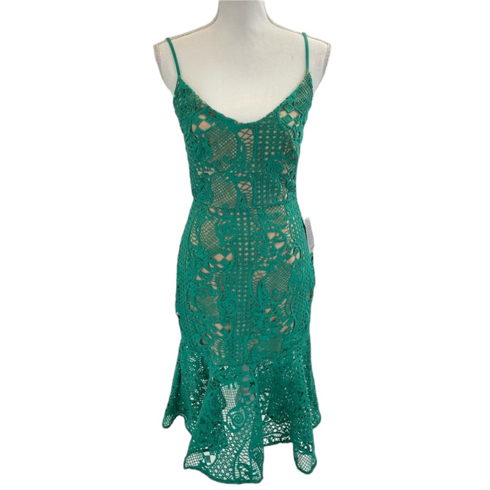 NWT Cooper St Lace Mermaid Dress 2 Green